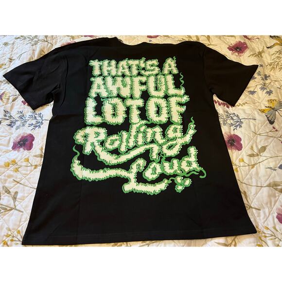 NEW That’s a Awful Lot of Cough Syrup x Rolling Loud Tee Sz S, Fits Like Medium - Picture 2 of 9